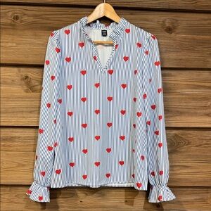 Striped Heart Blouse